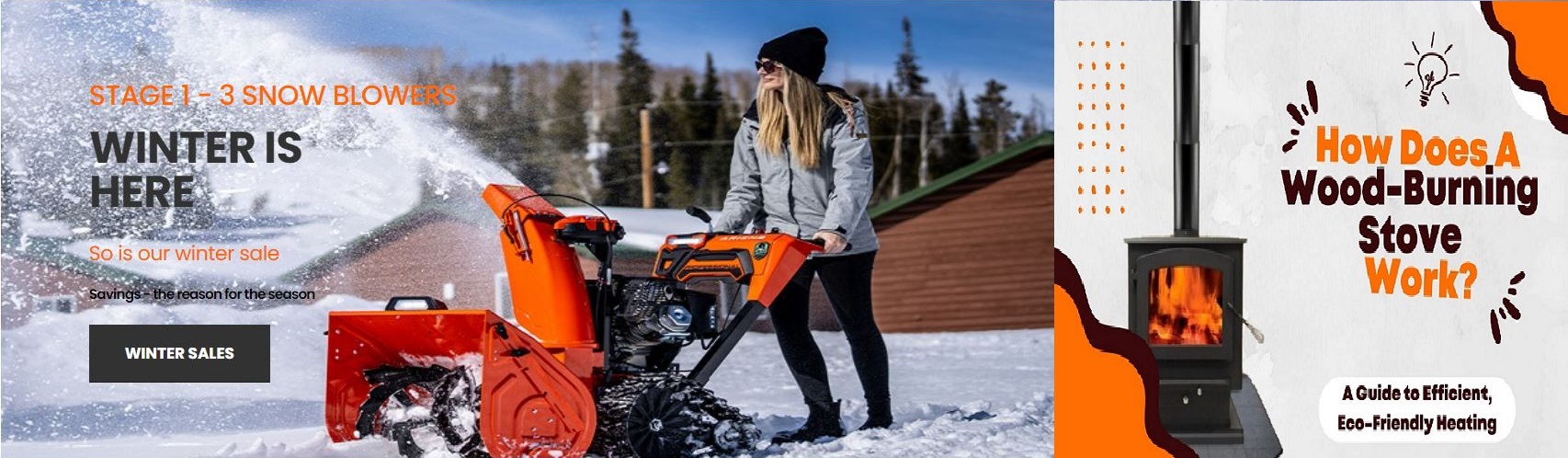 snow blowers on sale